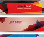 Abstract Banners Vector Graphic